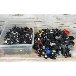 LEGO Wheels Tires Axles Chassis Pieces Parts OVER 9LBS Space Car Vehicle Mixed